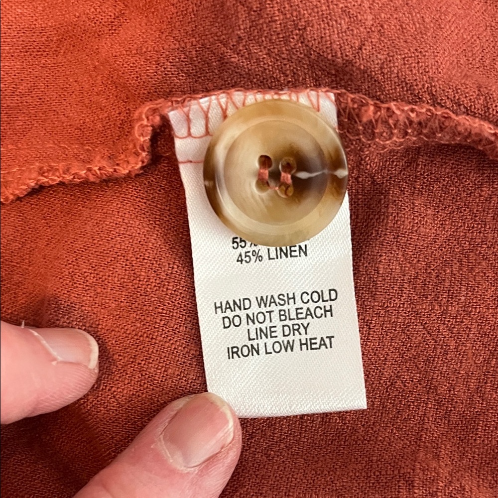 Lulu’s Rust Midi Dress - Picture 10 of 11
